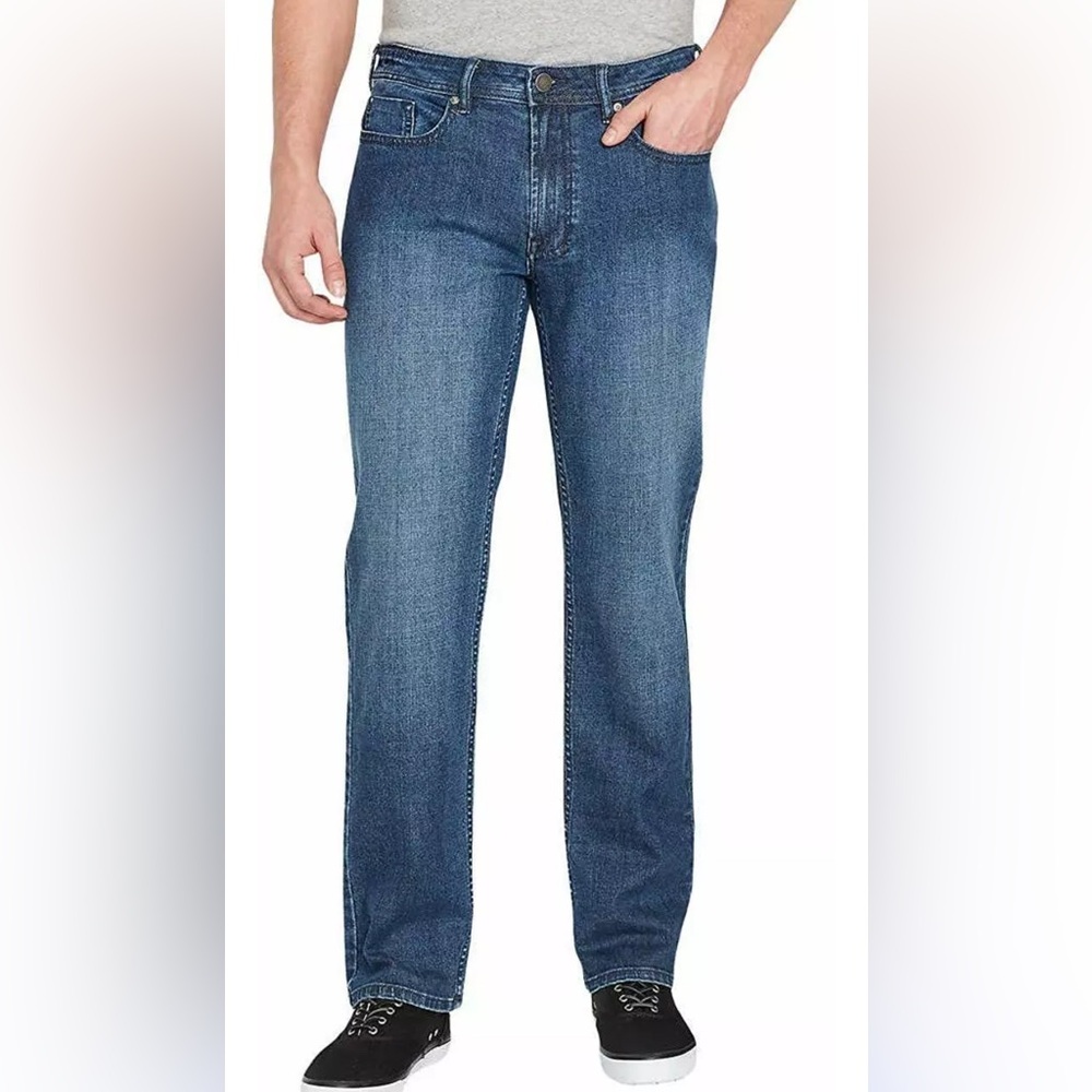 Buffalo David Button Jackson Repreve straight stretch denim jeans size 40x32